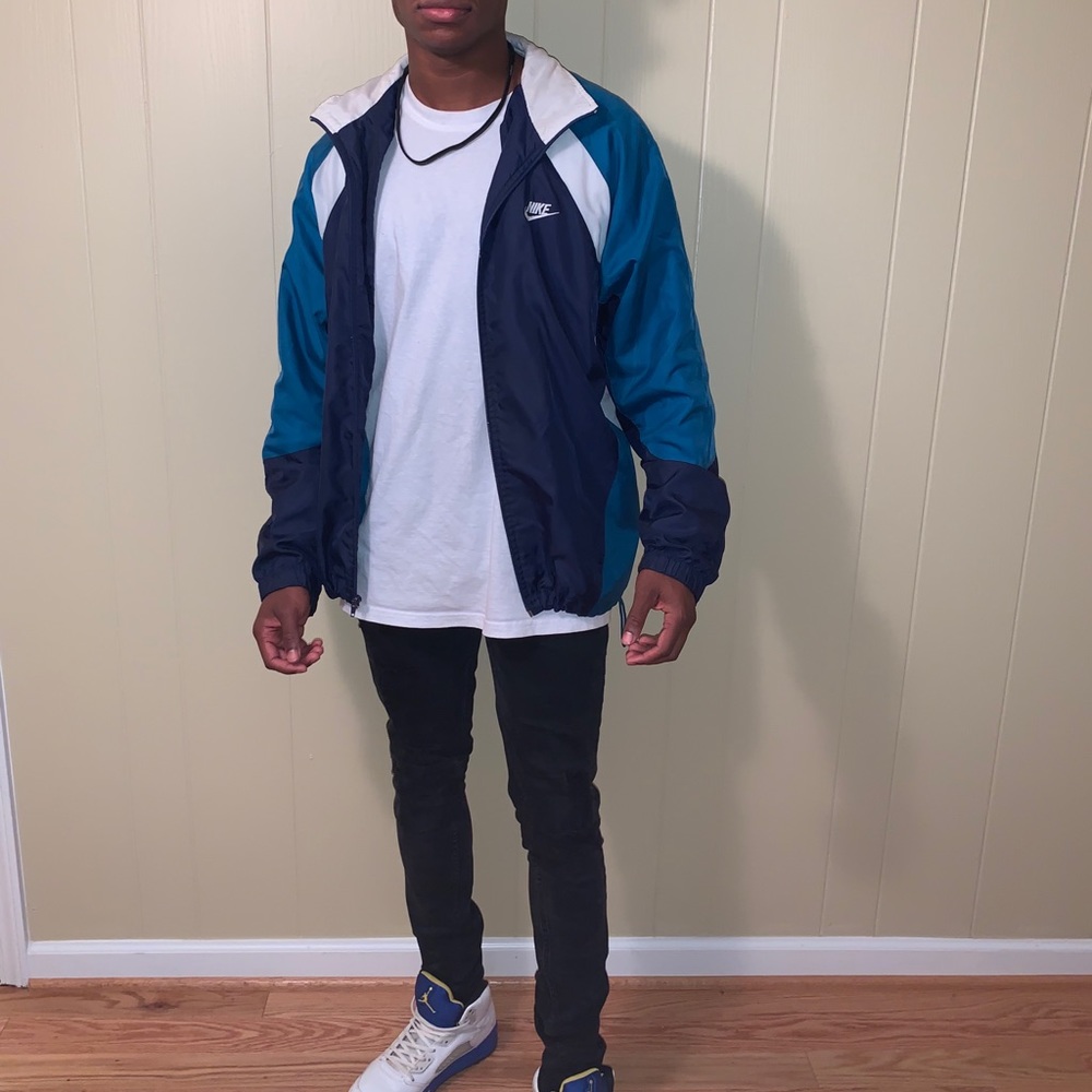 NIKE JACKET w/ built in hoodie